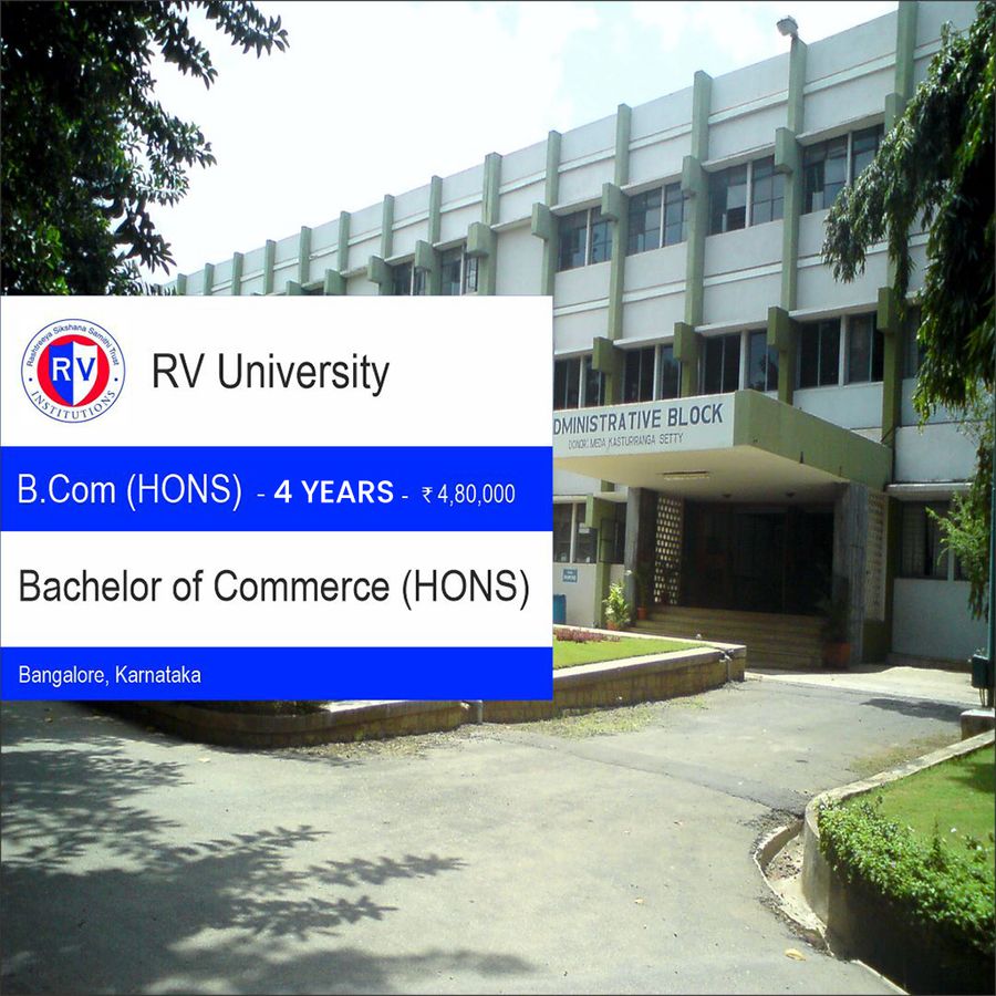 Bachelor of Commerce (B.COM) (HONS.) at RV University, Bangalore, Bengaluru/Bangalore